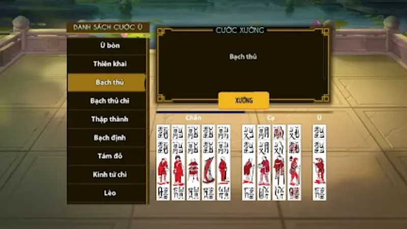 Luật chơi, bộ bài và cách chia bài trong Chắn online