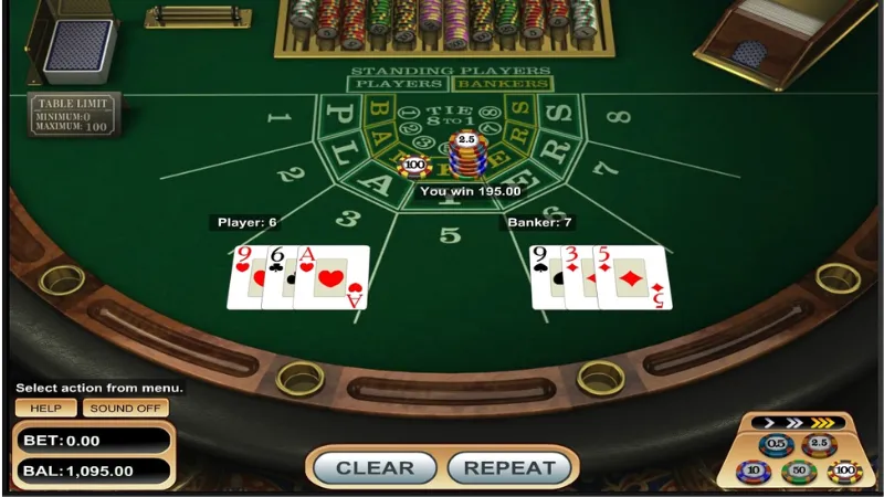 Tổng quan, luật chơi và tỷ lệ trả thưởng Baccarat